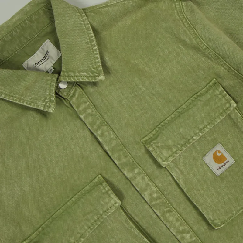 Carhartt WIP Monterey Shirt Jac - Kiwi Worn Washed-1